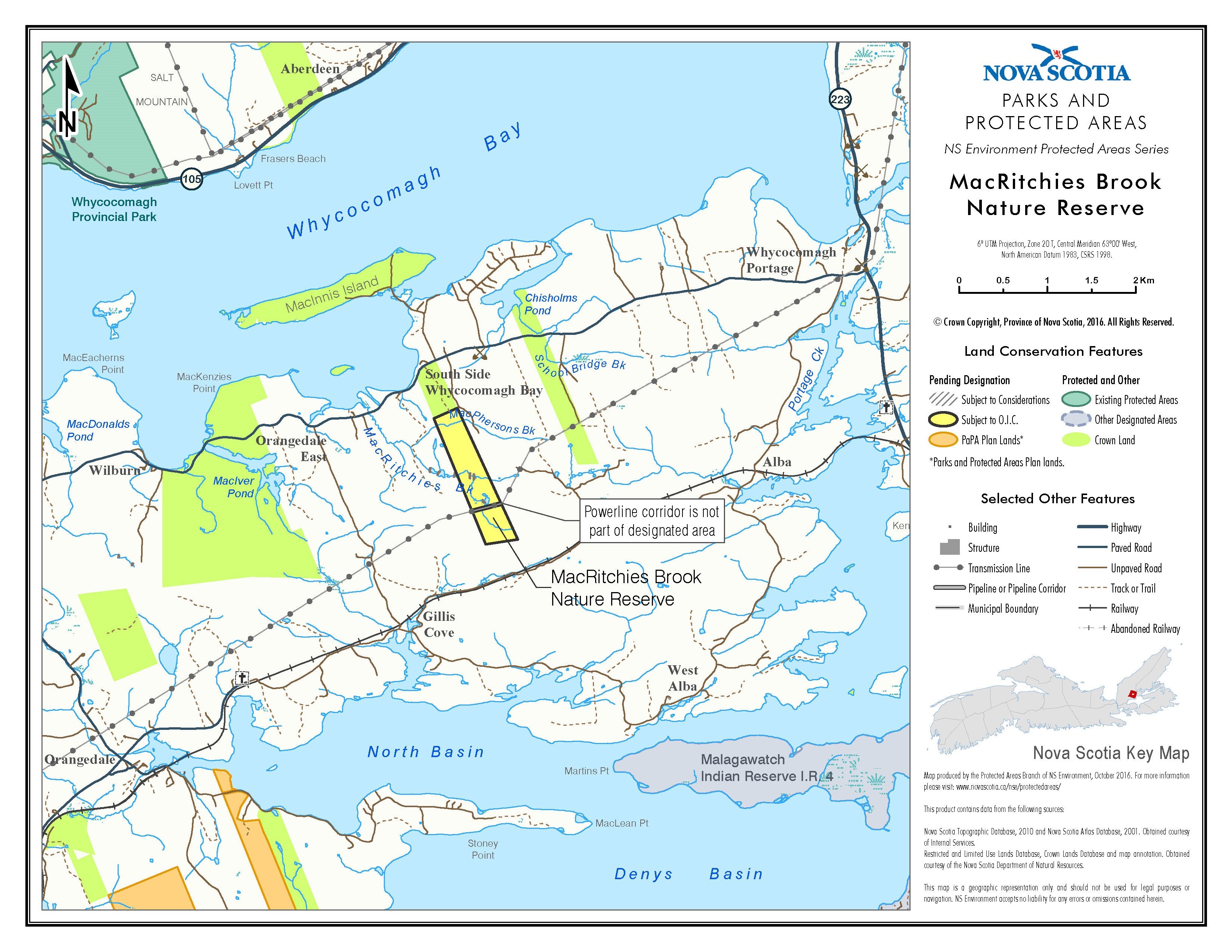 Map of MacRitchies Brook Nature Reserve